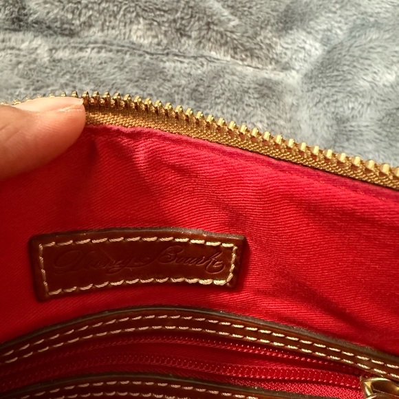 Dooney & Bourke Gray and Brown Crossbody Bag - Picture 5 of 9